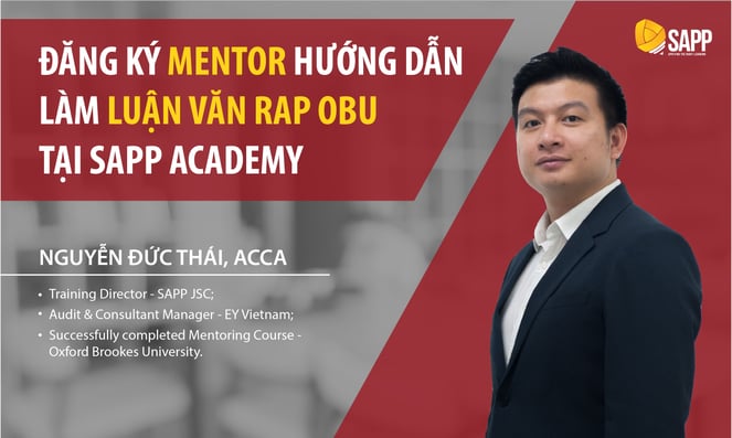 Đăng ký Mentor làm luận văn RAP OBU tại SAPP Academy
