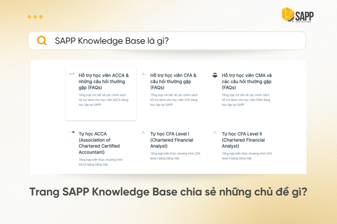 Giới thiệu về SAPP Knowledge Base (3)