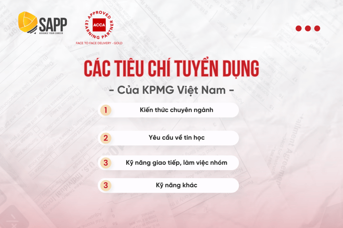 tiêu chí tuyển dụng của KPMG - 3