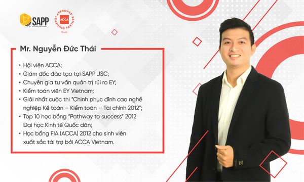 Anh Nguyễn Đức Thái - Giám đốc đào tạo ACCA tại SAPP Academy