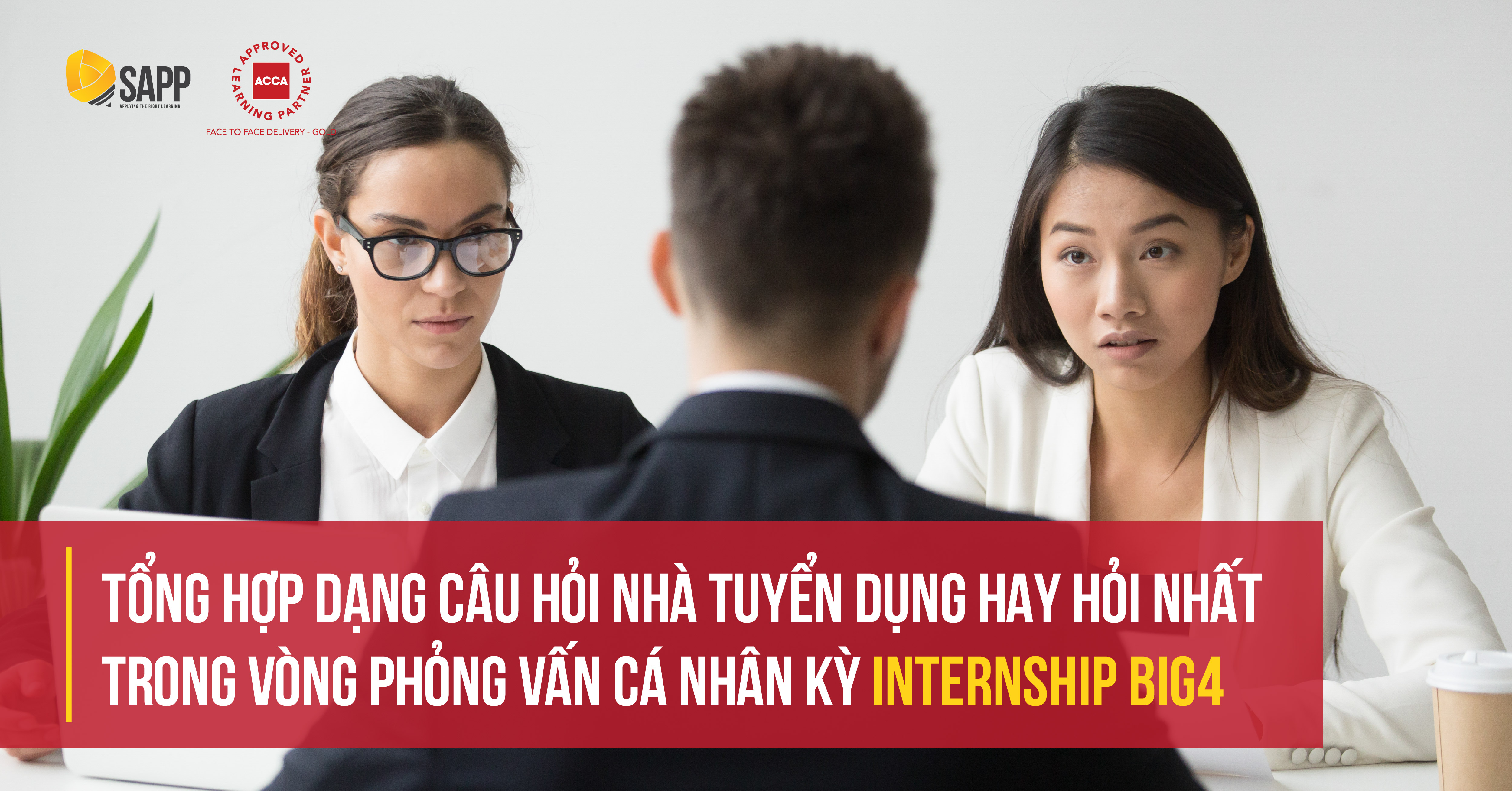 Tổng hợp dạng câu hỏi nhà tuyển dụng hay hỏi nhất trong vòng phỏng vấn cá nhân kỳ Internship BIG4