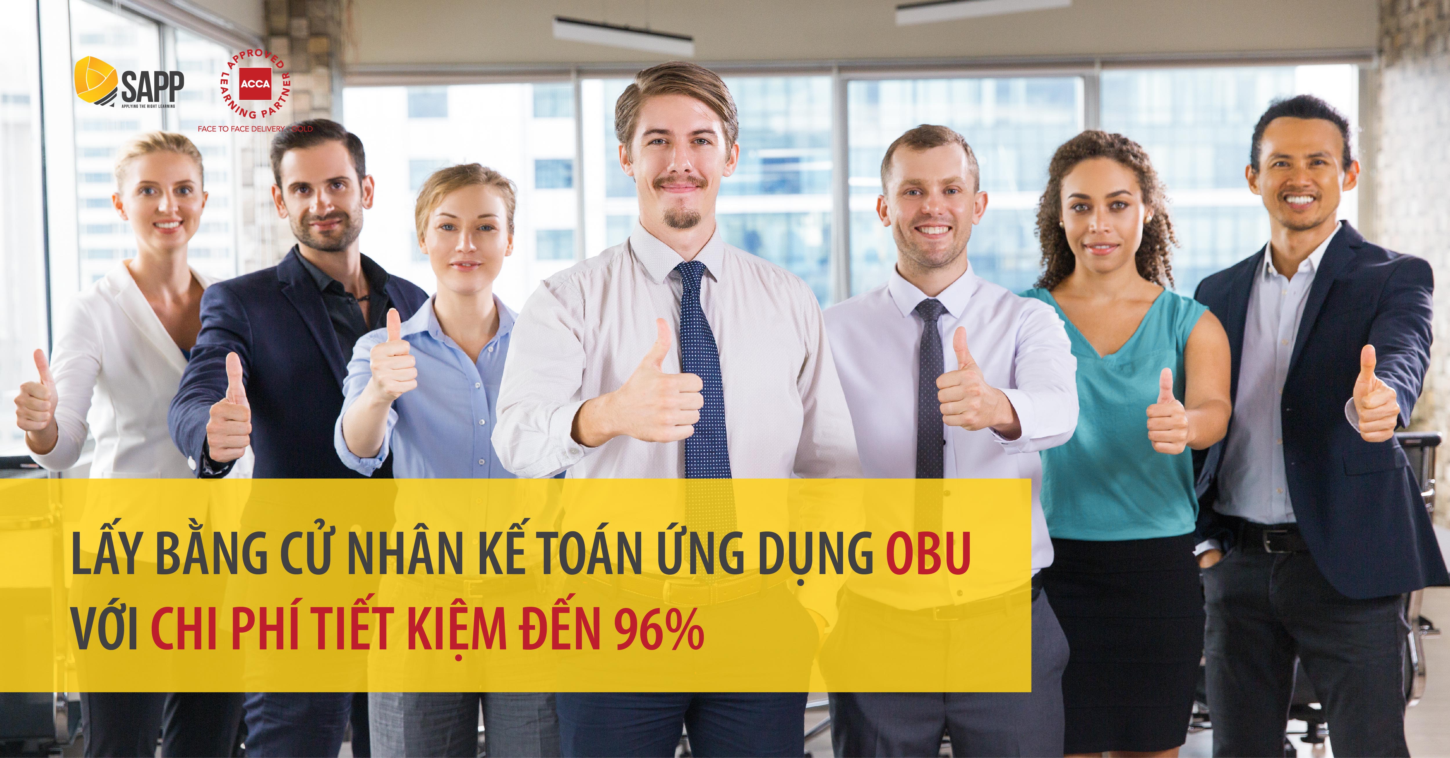 Lấy bằng Cử nhân Kế toán ứng dụng OBU tại Việt Nam với chi phí tiết kiệm đến 96%